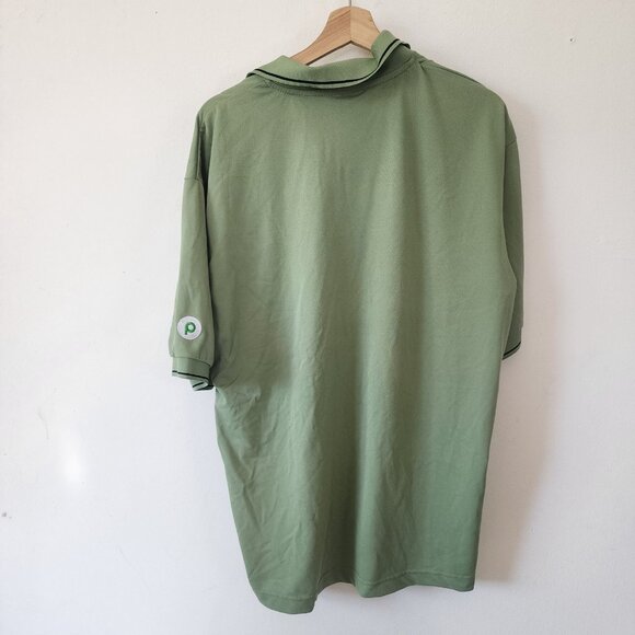Mens Publix Uniform Green Polo Shirt Large - Picture 3 of 3